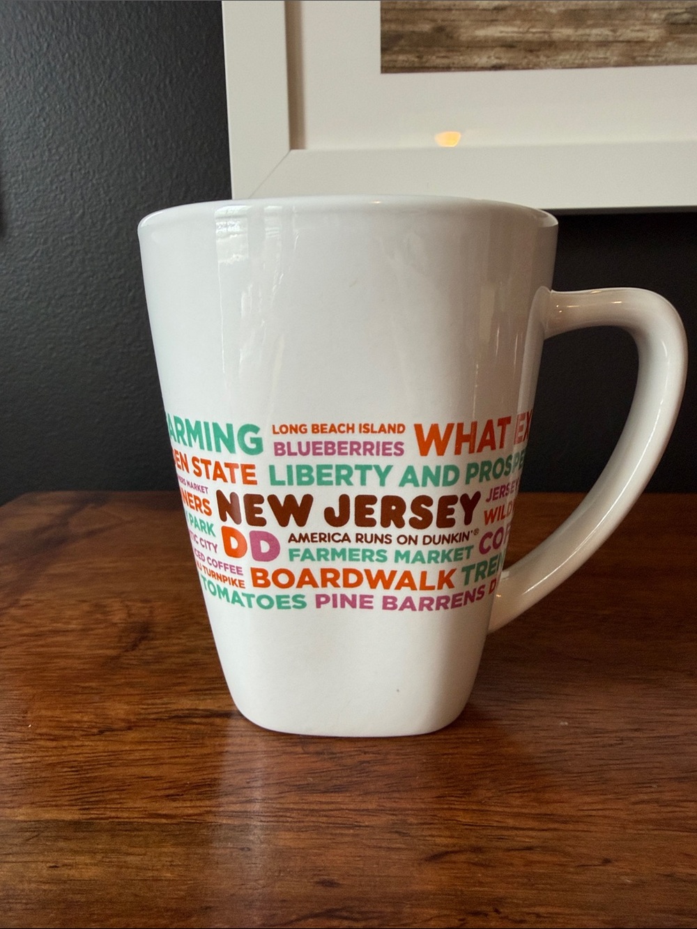 Dunkin Donuts DDestination Limited Edition 12 oz mug New Jersey